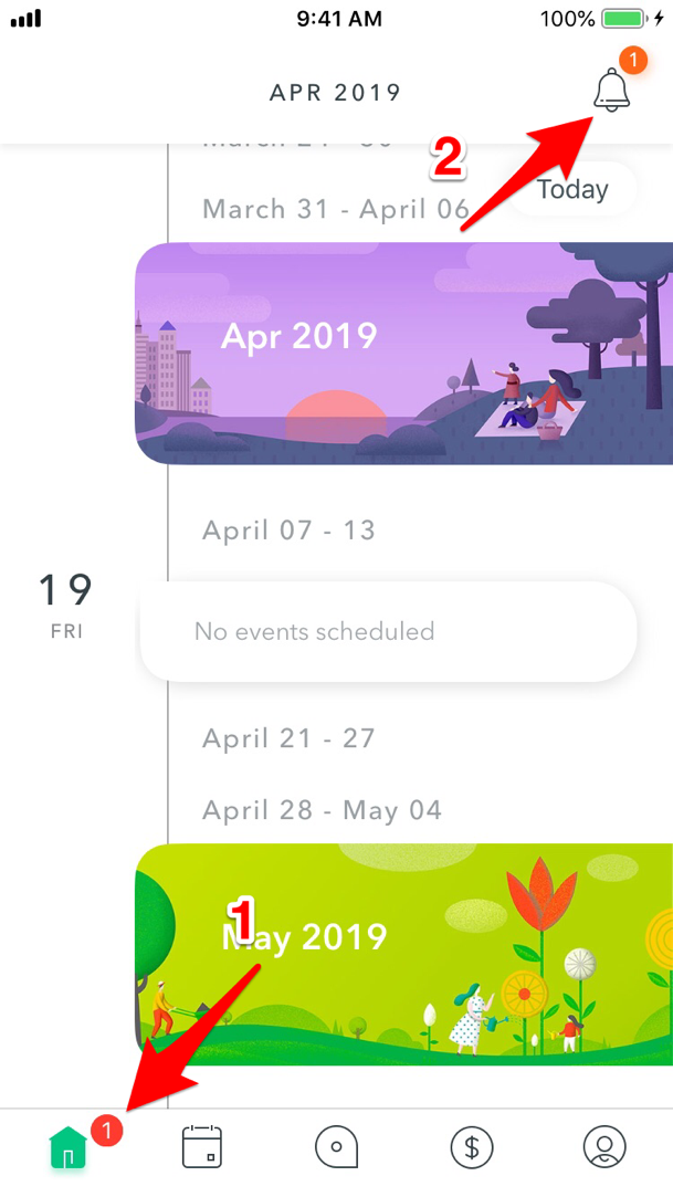 How do I share a calendar? AppClose