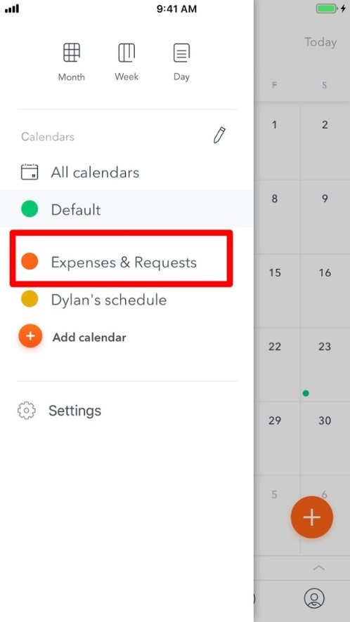 How do I share a calendar? AppClose