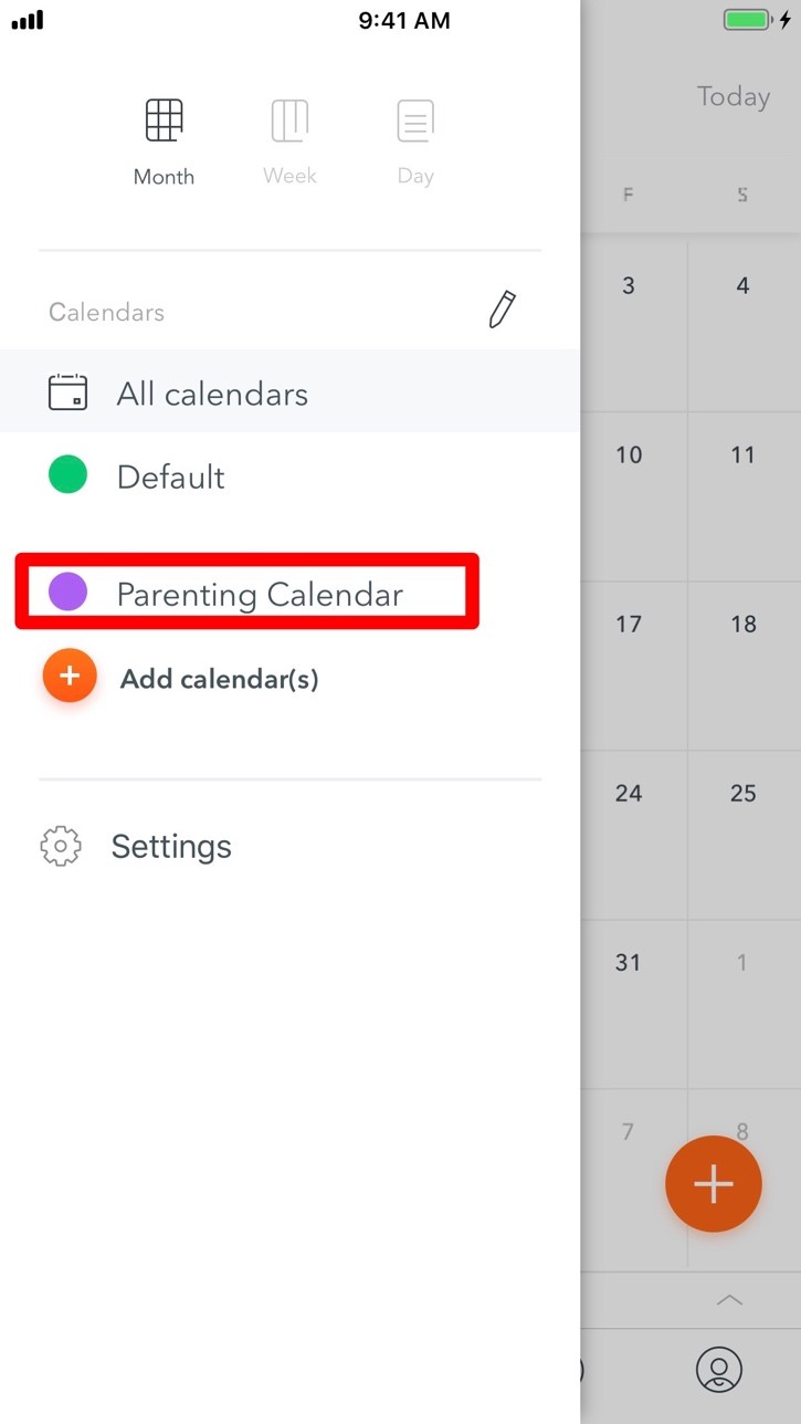 how-do-i-add-a-parenting-calendar-appclose