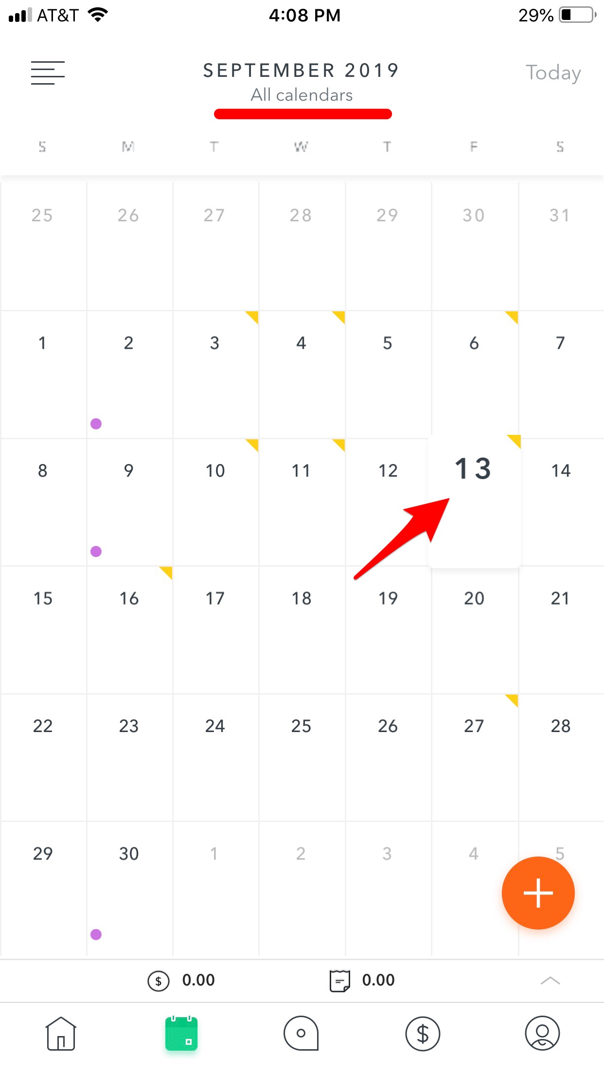 How do I edit or delete a note on my calendar? AppClose